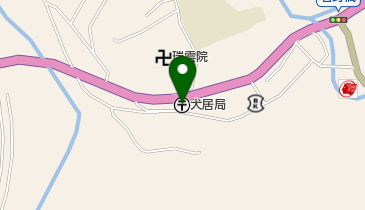 犬居郵便局の地図画像