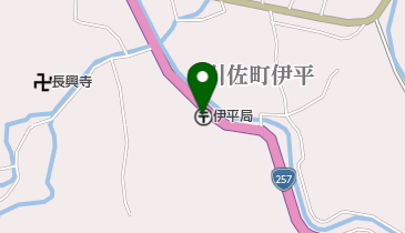 伊平郵便局の地図画像