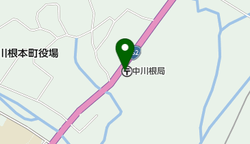 中川根郵便局の地図画像