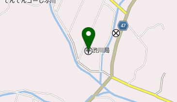 渋川郵便局の地図画像