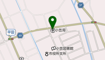 小笠郵便局の地図画像