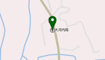 大河内郵便局の地図画像