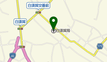 白須賀郵便局の地図画像