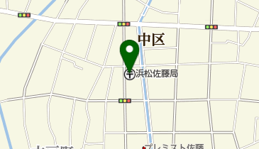 浜松佐藤郵便局の地図画像