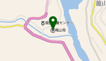 竜山郵便局の地図画像