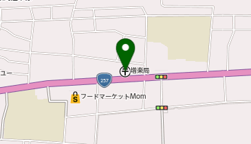増楽郵便局の地図画像