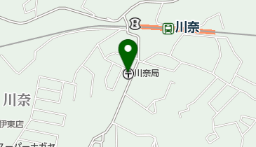 川奈郵便局の地図画像