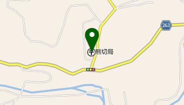熊切郵便局の地図画像