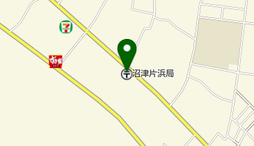 沼津片浜郵便局の地図画像