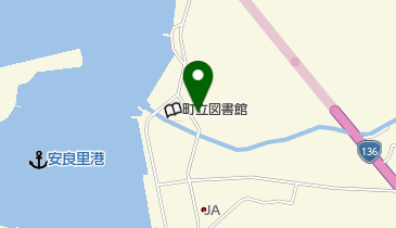 安良里郵便局の地図画像