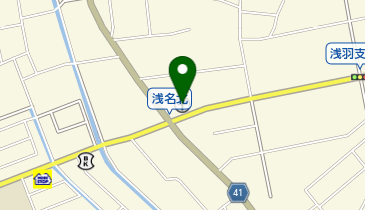 浅羽郵便局の地図画像