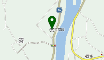 竹麻郵便局の地図画像