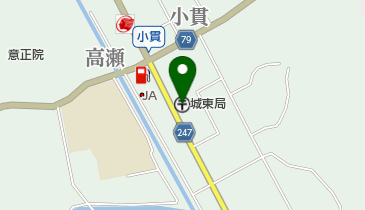 城東郵便局の地図画像