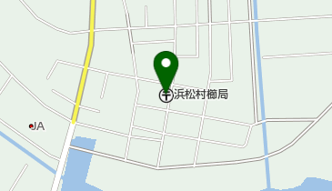 浜松村櫛郵便局の地図画像