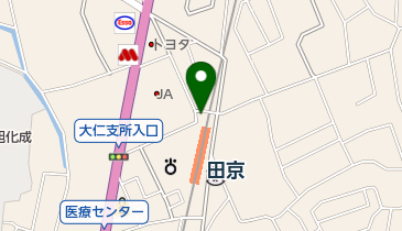 田京郵便局の地図画像