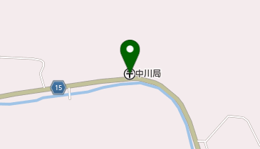 中川郵便局の地図画像