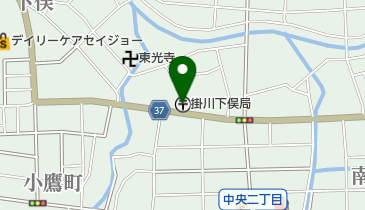 掛川下俣郵便局の地図画像