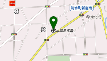 三島清水郵便局の地図画像