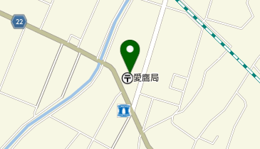 愛鷹郵便局の地図画像
