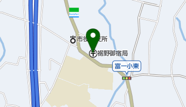 裾野御宿郵便局の地図画像