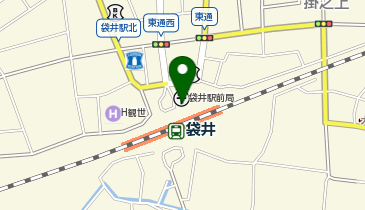 袋井駅前郵便局の地図画像