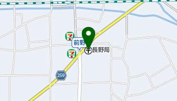 長野郵便局の地図画像