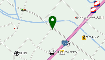 相川郵便局の地図画像