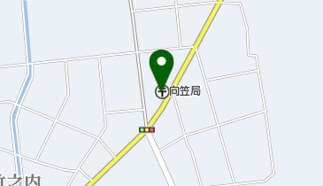 向笠郵便局の地図画像