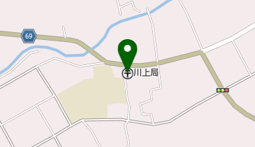 川上郵便局の地図画像