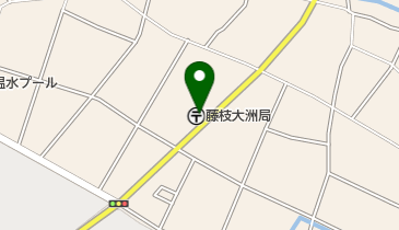 藤枝大洲郵便局の地図画像