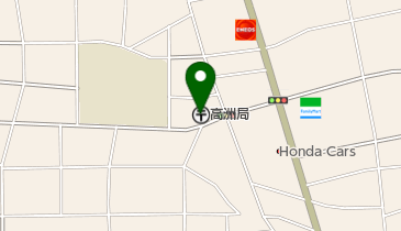 高洲郵便局の地図画像