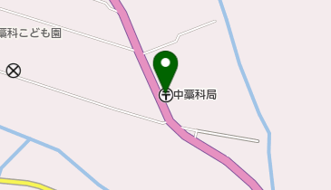 中藁科郵便局の地図画像