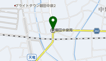 磐田中泉郵便局の地図画像