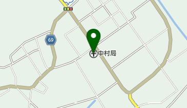 中村郵便局の地図画像