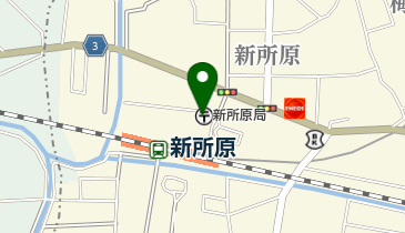 新所原郵便局の地図画像
