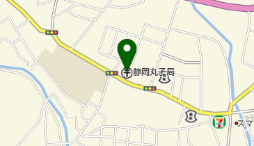 静岡丸子郵便局の地図画像