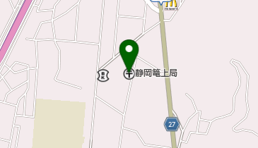 静岡篭上郵便局の地図画像