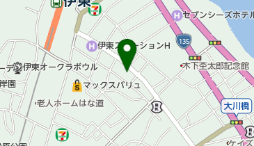 伊東駅前郵便局の地図画像