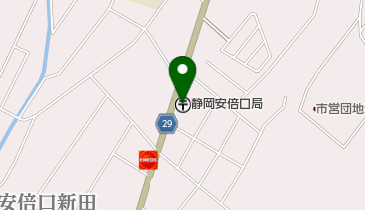 静岡安倍口郵便局の地図画像