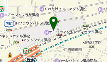 浜松アクトシティ内郵便局の地図画像