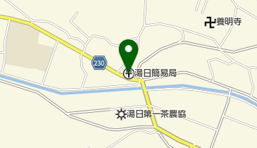 湯日簡易郵便局の地図画像