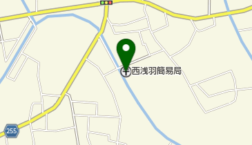 西浅羽簡易郵便局の地図画像