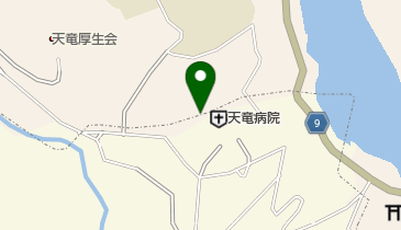 天竜病院内簡易郵便局の地図画像