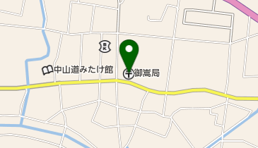 御嵩郵便局の地図画像