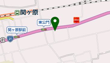 関ケ原郵便局の地図画像