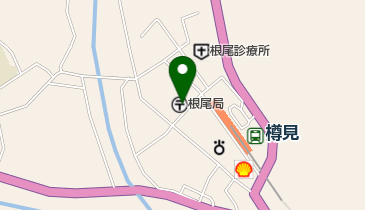 根尾郵便局の地図画像