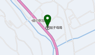 加子母郵便局の地図画像