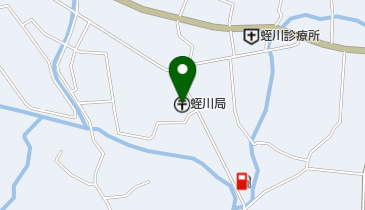 蛭川郵便局の地図画像