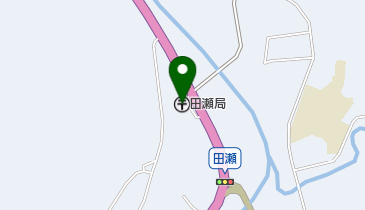 田瀬郵便局の地図画像