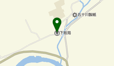 下牧郵便局の地図画像